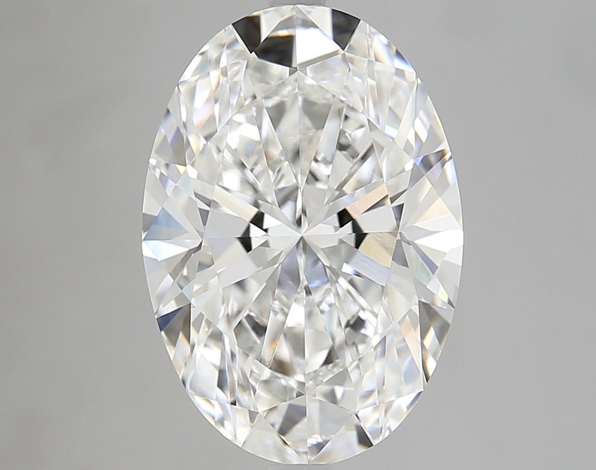 5.53 Carat F-VVS2 Oval Lab Diamond