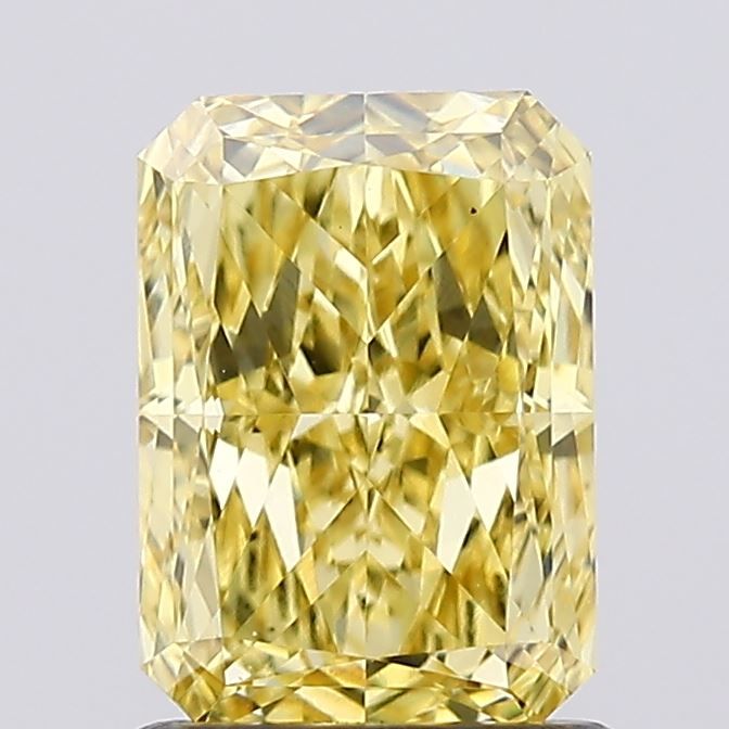 1.32 Carat Radiant Cut Fancy Yellow