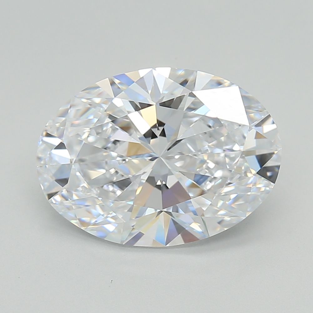 4.12 Carat D-IF Oval Lab Diamond
