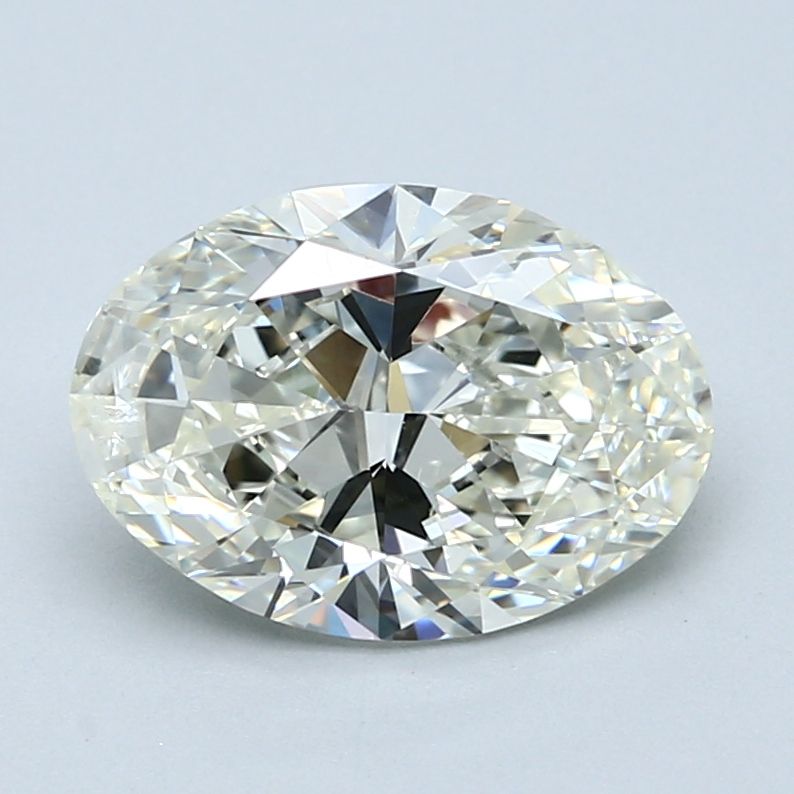2.54 Carat K-I1 Oval Cut Diamond