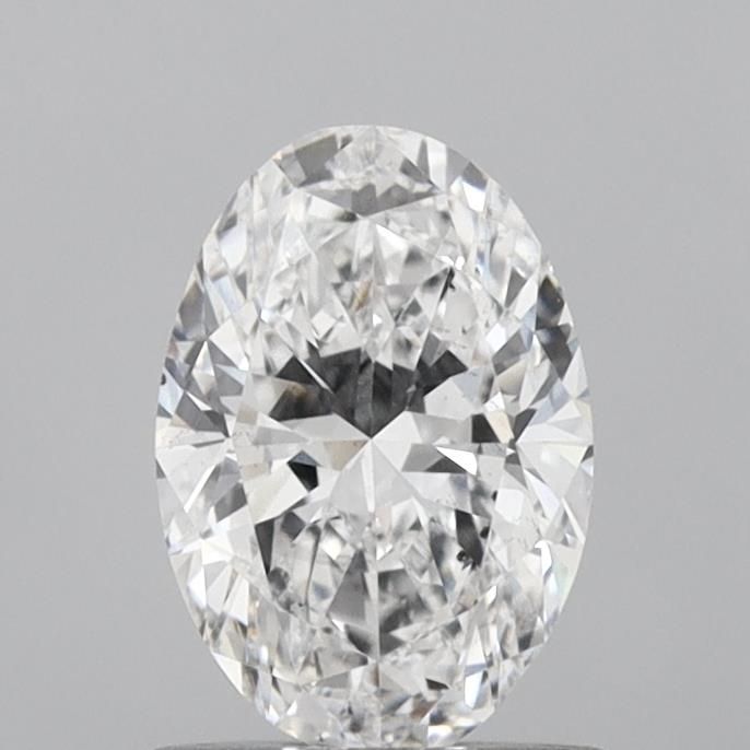 0.92 Carat D-SI1 Oval Lab Diamond