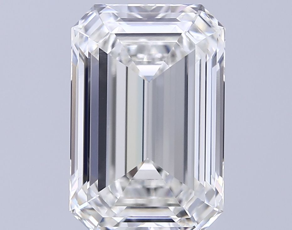 6.25 Carat F-VVS1 Emerald Lab Diamond