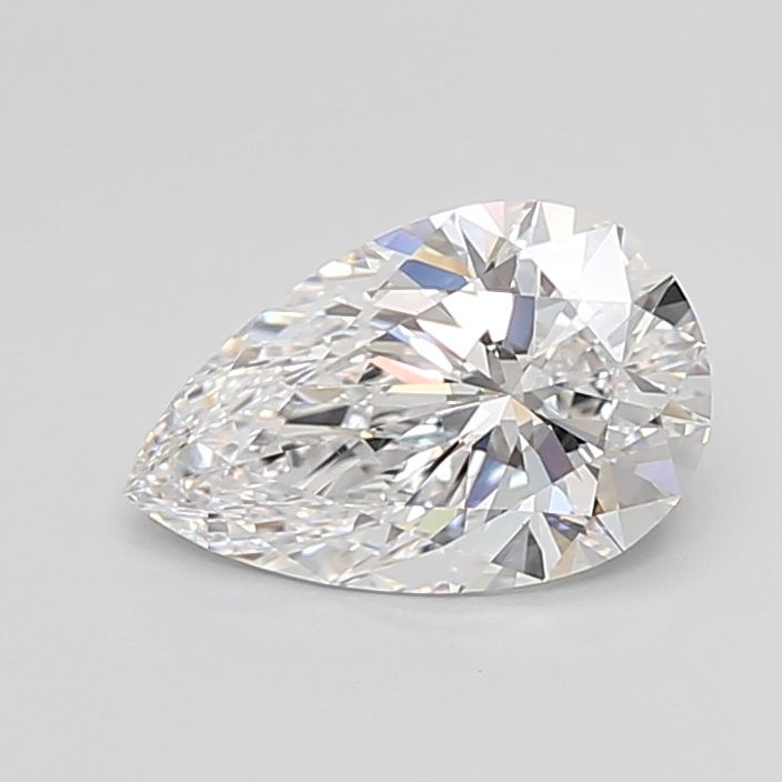 3.40 Carat D-IF Pear Lab Diamond