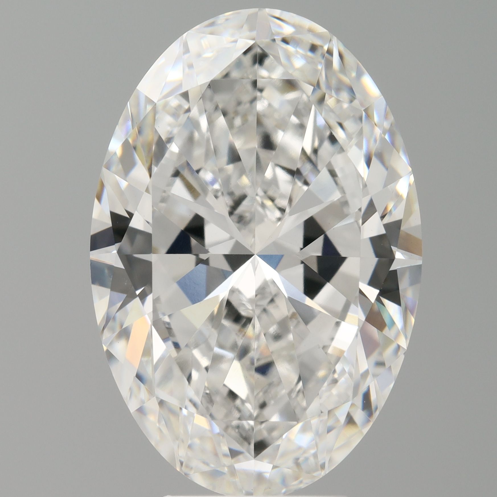 6.99 Carat E-VVS2 Oval Lab Diamond