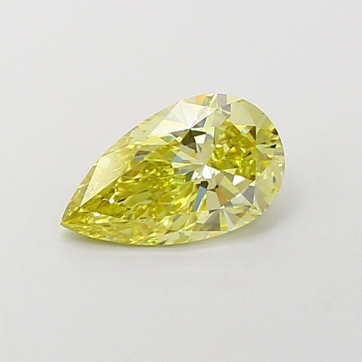 1.52 Carat Pear Cut Fancy Yellow