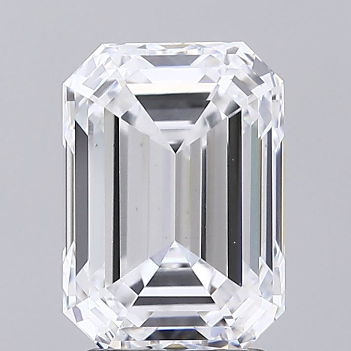 3.02 Carat D-VS1 Emerald Lab Diamond