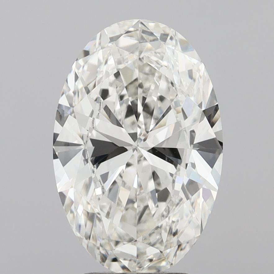 4.00 Carat H-VS1 Oval Lab Diamond