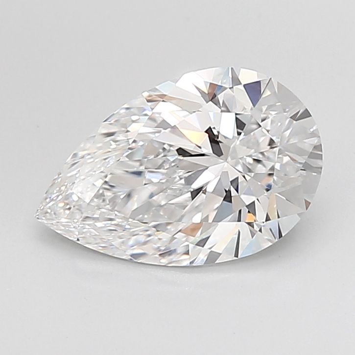 2.61 Carat D-IF Pear Lab Diamond