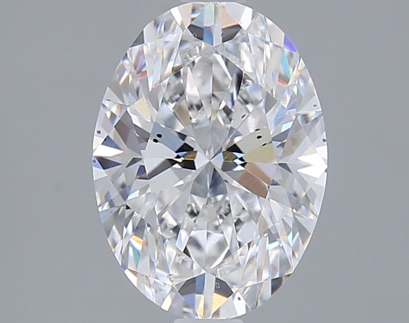 2.04 Carat D-SI1 Oval Lab Diamond