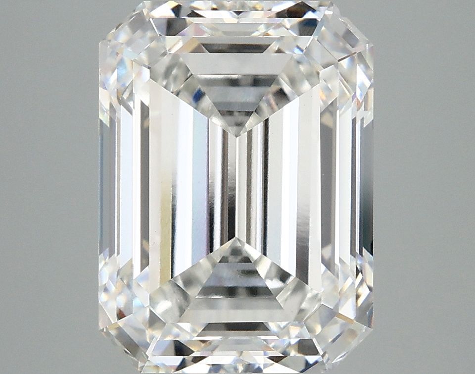 5.08 Carat F-VVS2 Emerald Lab Diamond