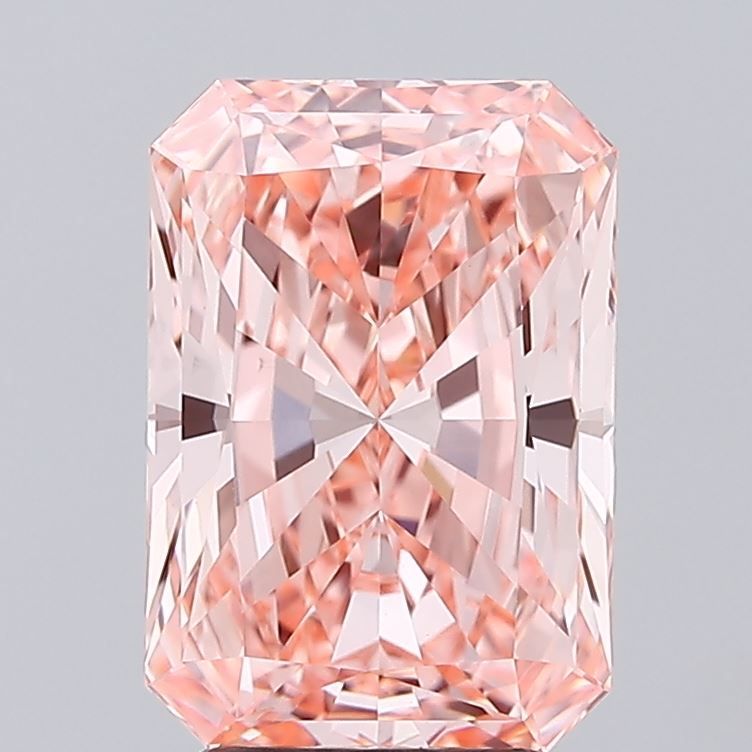 3.54 Carat Radiant Cut Fancy Pink