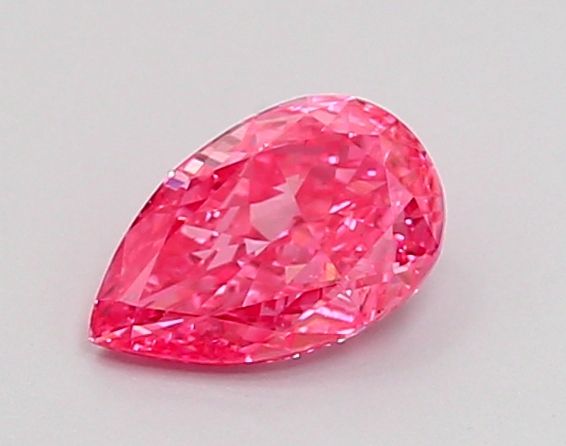 0.54 Carat Pear Cut Fancy Pink