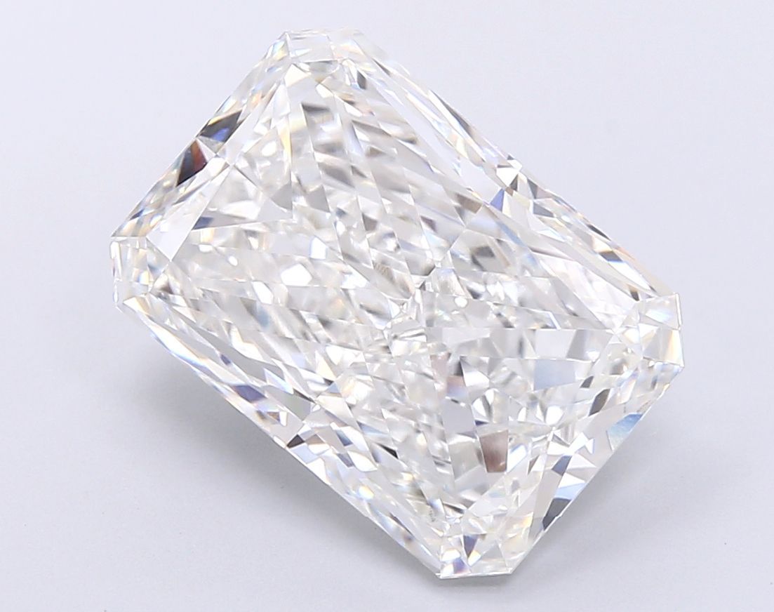 8.05 Carat F-VVS2 Radiant Lab Diamond