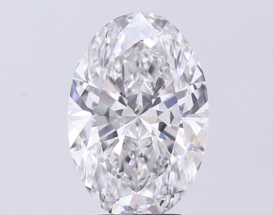 4.58 Carat F-VS1 Oval Lab Diamond