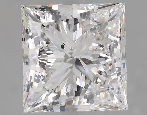 3.56 Carat E-SI1 Princess Lab Diamond