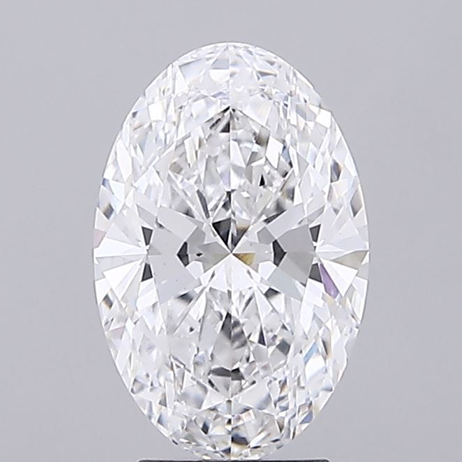 3.51 Carat D-VVS2 Oval Lab Diamond