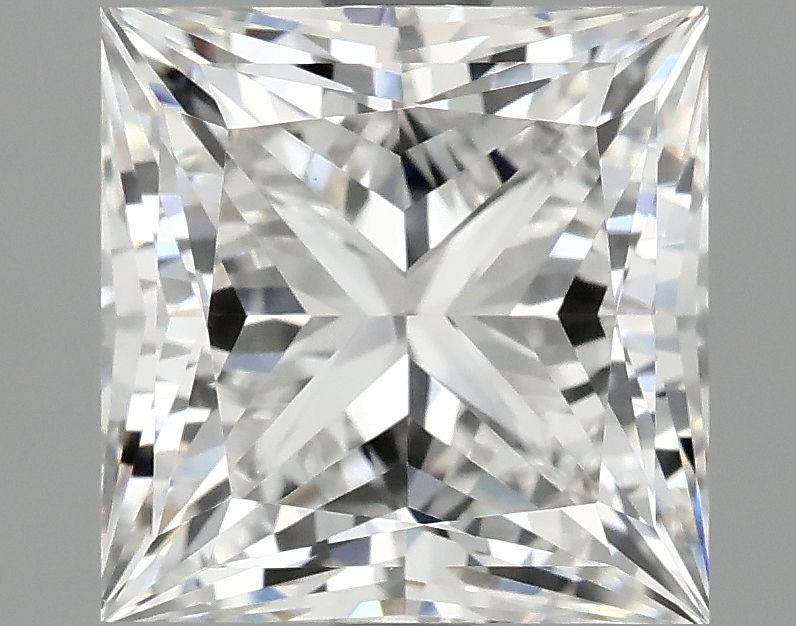 2.45 Carat E-VVS2 Princess Lab Diamond