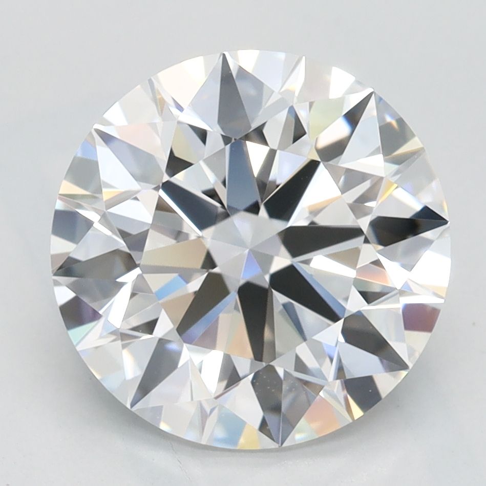 2.96 Carat D-VVS2 Round Lab Diamond