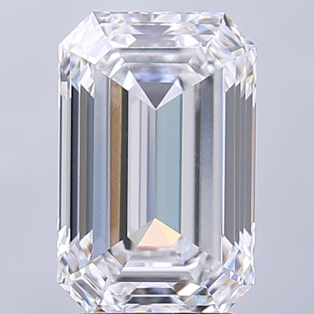 3.31 Carat D VVS1 Emerald Lab Diamond