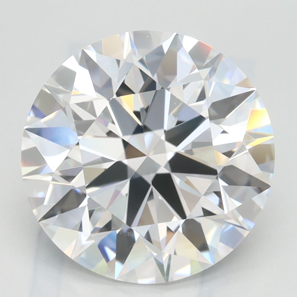 3.32 Carat D-IF Round Lab Diamond