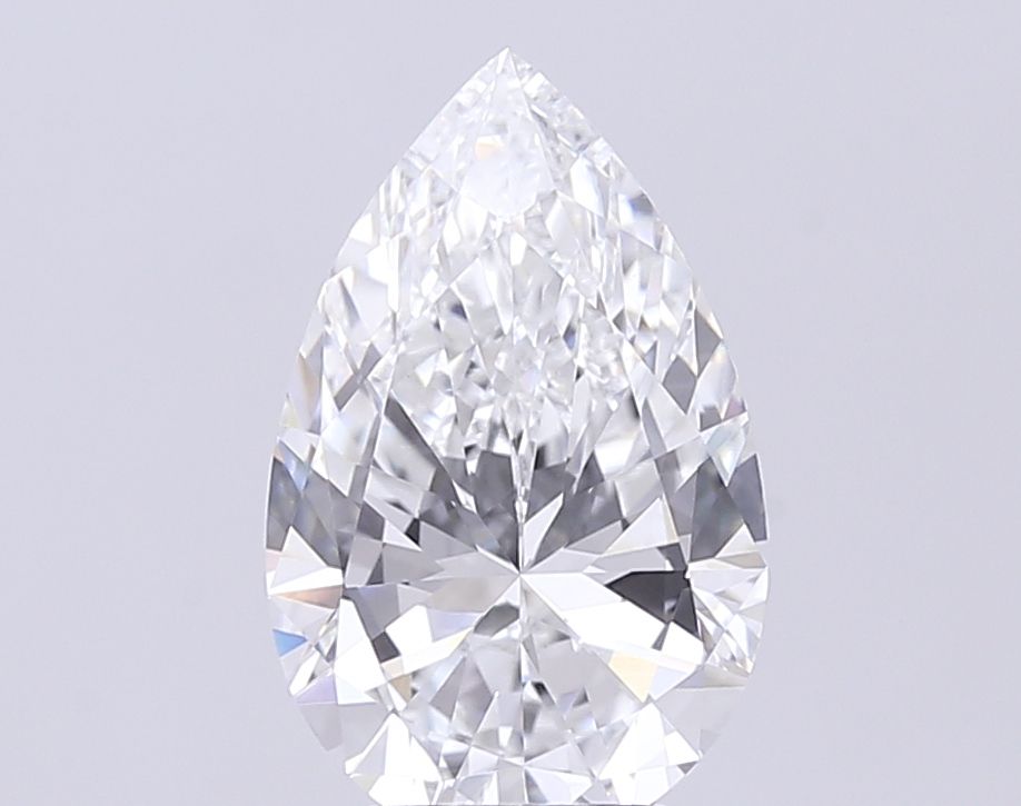 3.00 Carat E-VVS2 Pear Lab Diamond