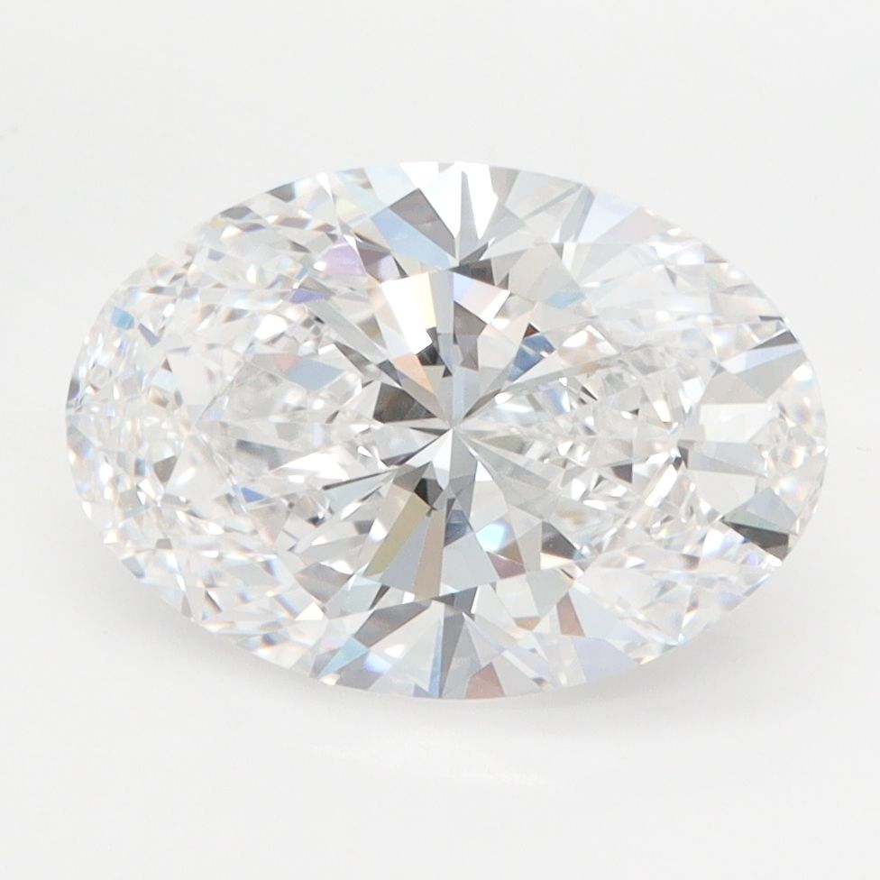 3.08 Carat D-IF Oval Lab Diamond