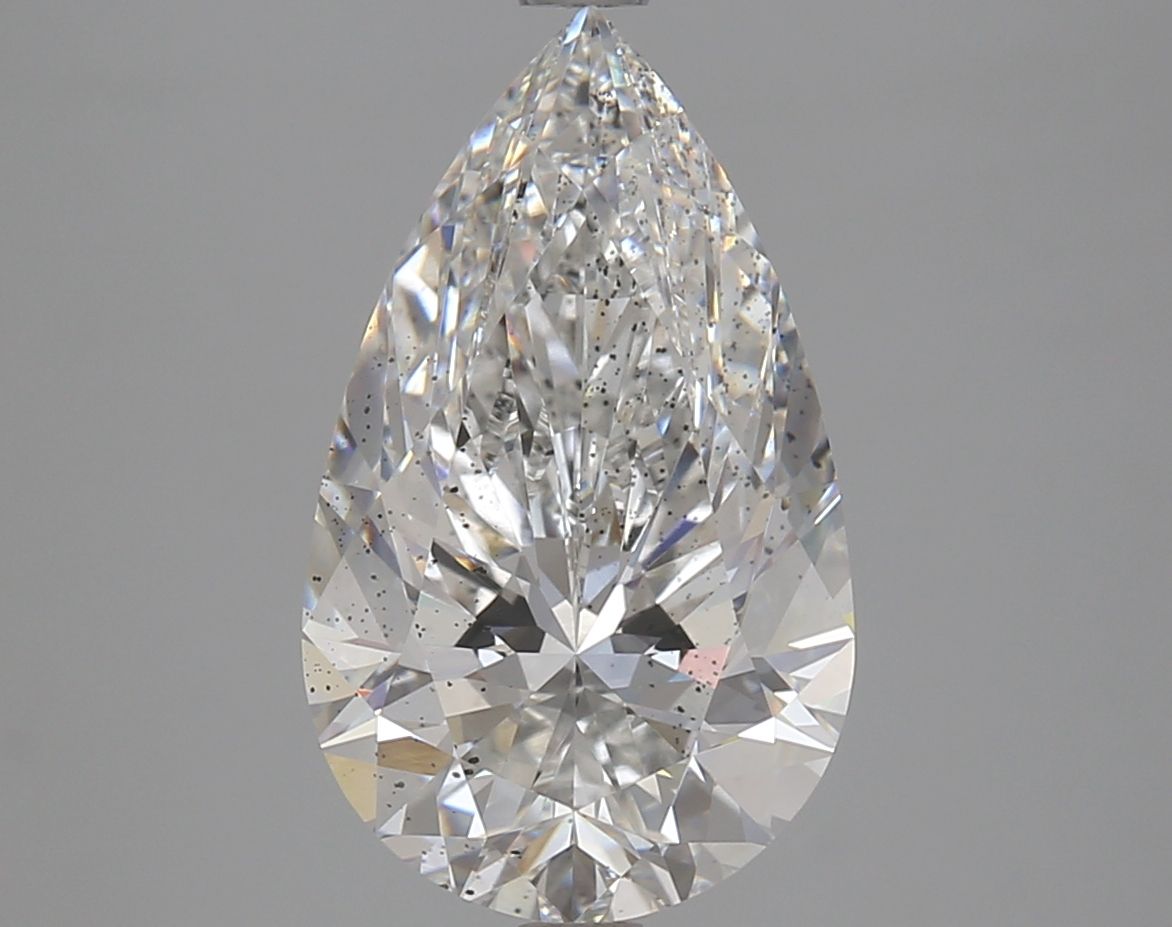 4.21 Carat F-SI2 Pear Lab Diamond