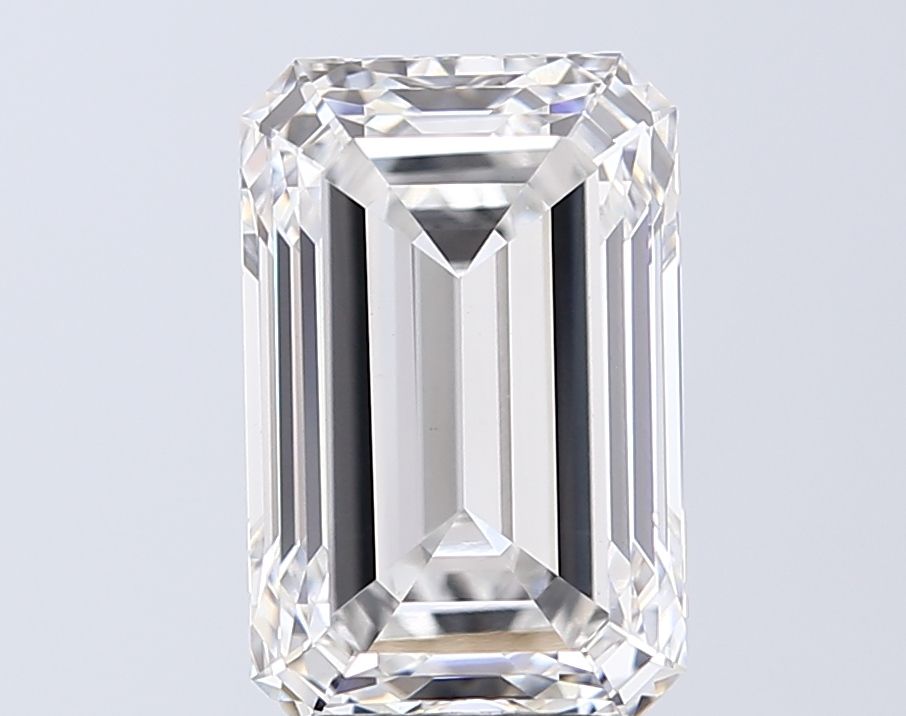 5.06 Carat F-VVS2 Emerald Lab Diamond