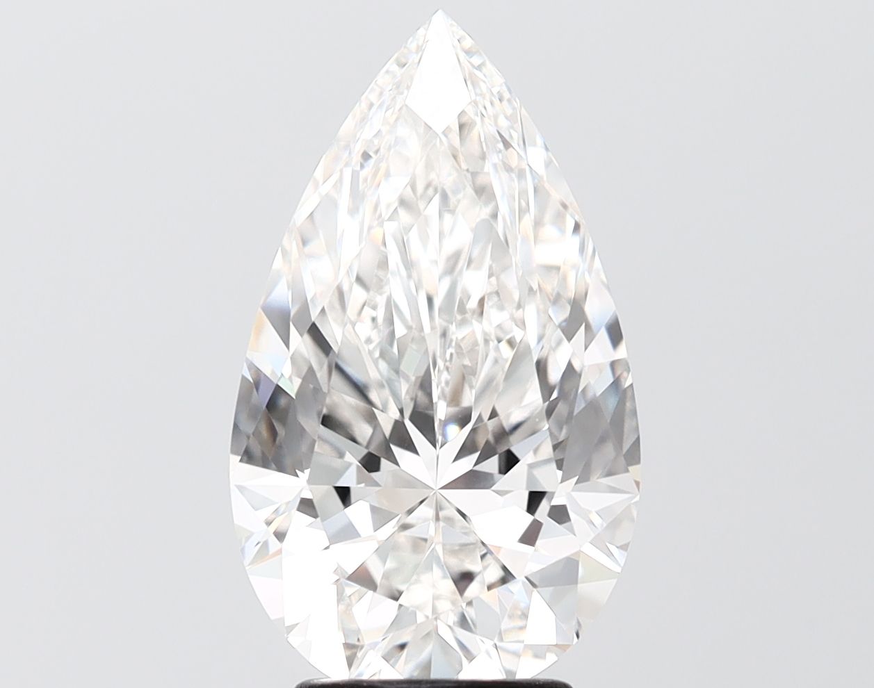 4.04 Carat G-VVS2 Pear Lab Diamond