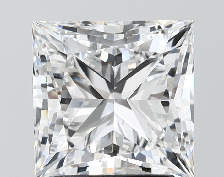 2.69 Carat E-VVS2 Princess Lab Diamond