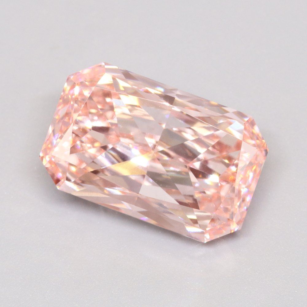 5.01 Carat Radiant Cut Fancy Pink