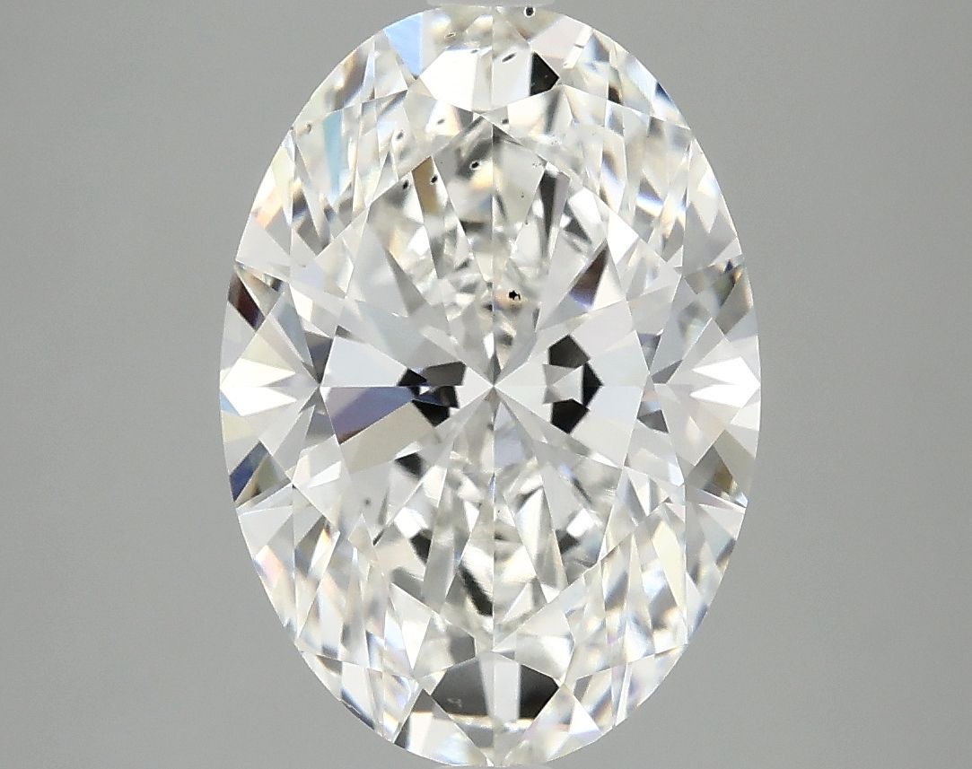 3.92 Carat F-SI1 Oval Lab Diamond