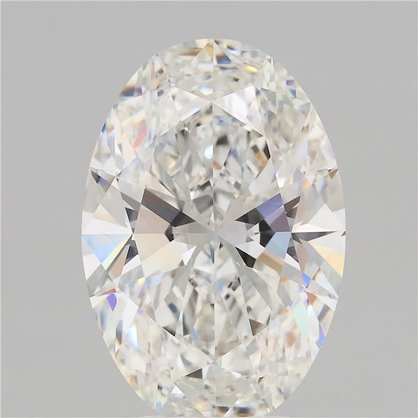 5.08 Carat F-VVS2 Oval Lab Diamond