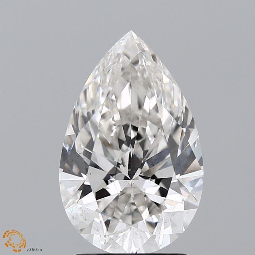 2.42 Carat G-VS2 Pear Lab Diamond