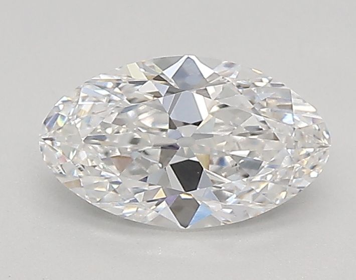 0.82 Carat D-VVS2 Oval Lab Diamond