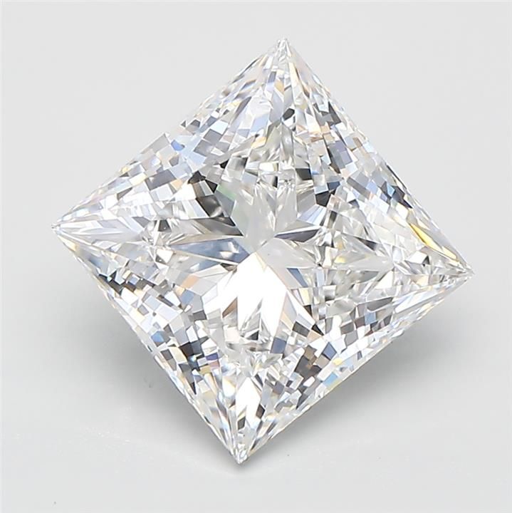3.40 Carat D-VVS2 Princess Lab Diamond