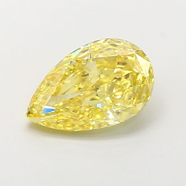 1.80 Carat Pear Cut Fancy Yellow