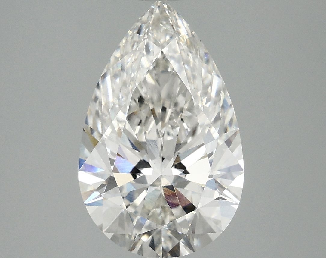 3.08 Carat G-VS1 Pear Lab Diamond