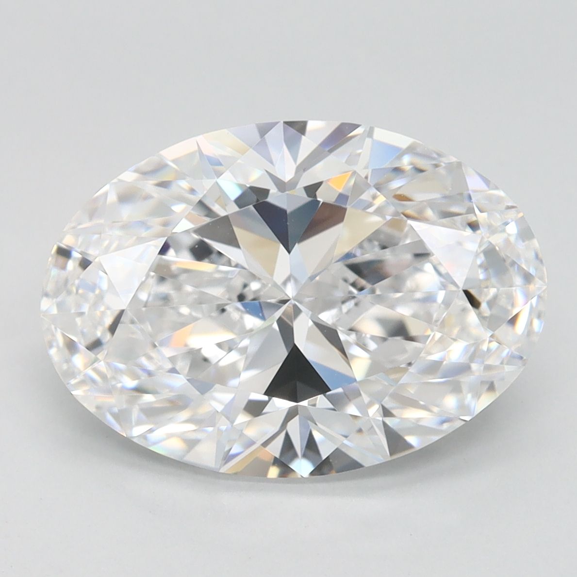 3.67 Carat D-IF Oval Lab Diamond