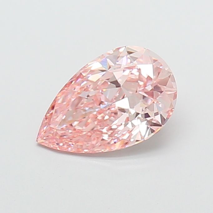 2.32 Carat Pink VVS2 Pear Lab Diamond