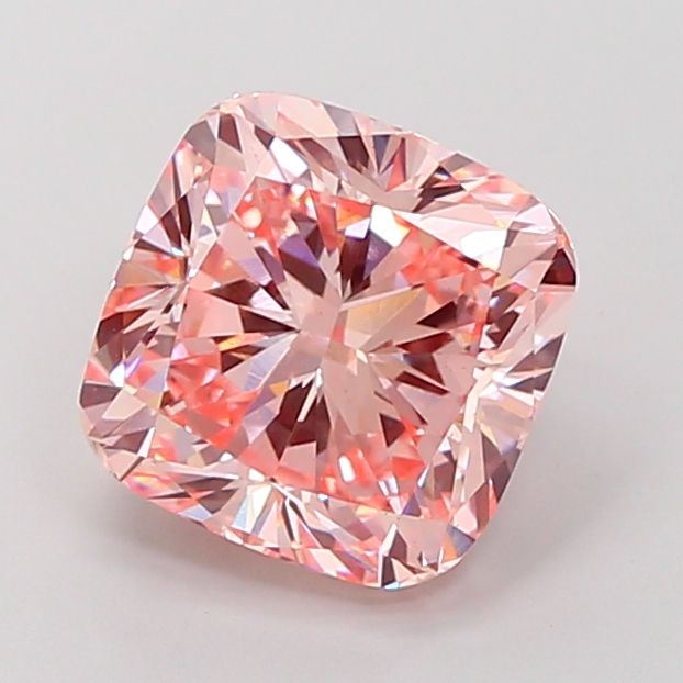 5.02 Carat Cushion Cut Fancy Pink