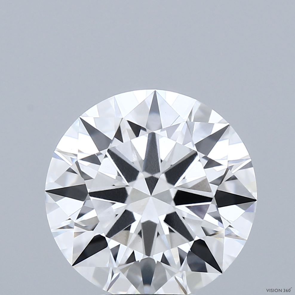 5.05 Carat D-VVS2 Round Lab Diamond