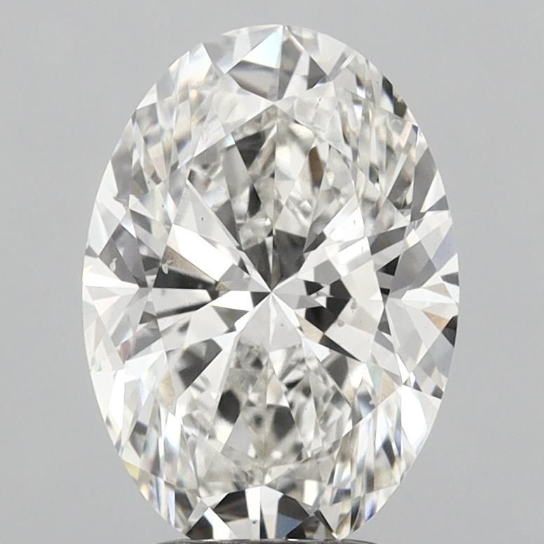 3.50 Carat G-VS2 Oval Lab Diamond