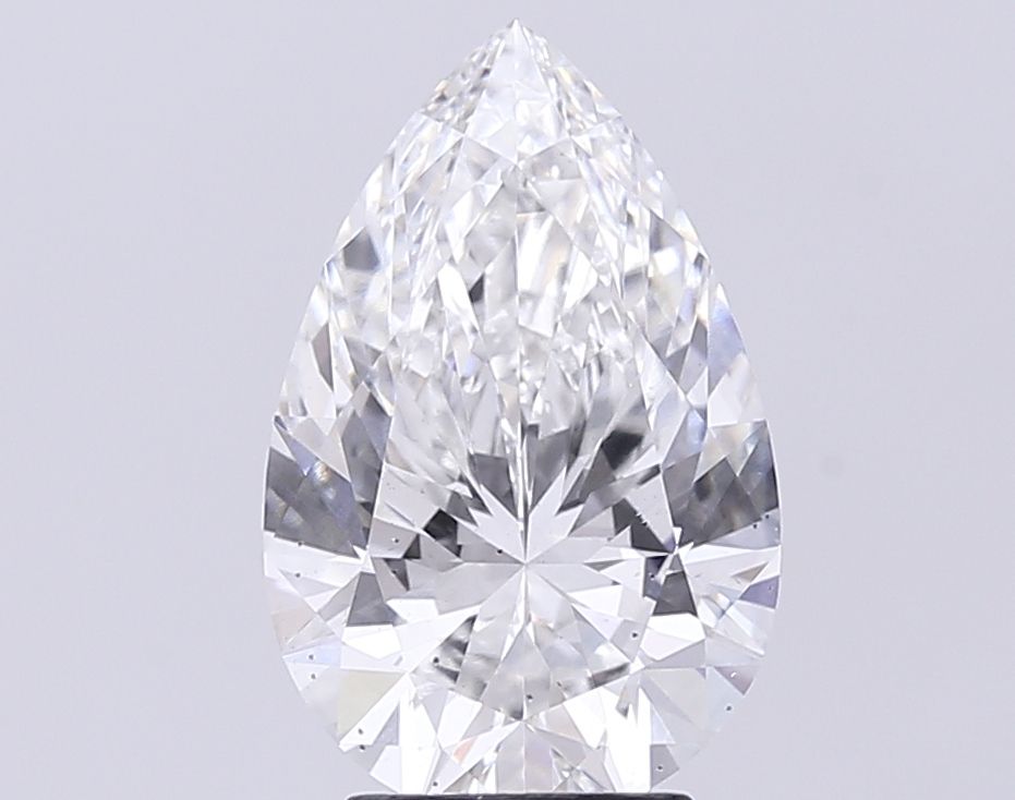 3.71 Carat F-SI1 Pear Lab Diamond