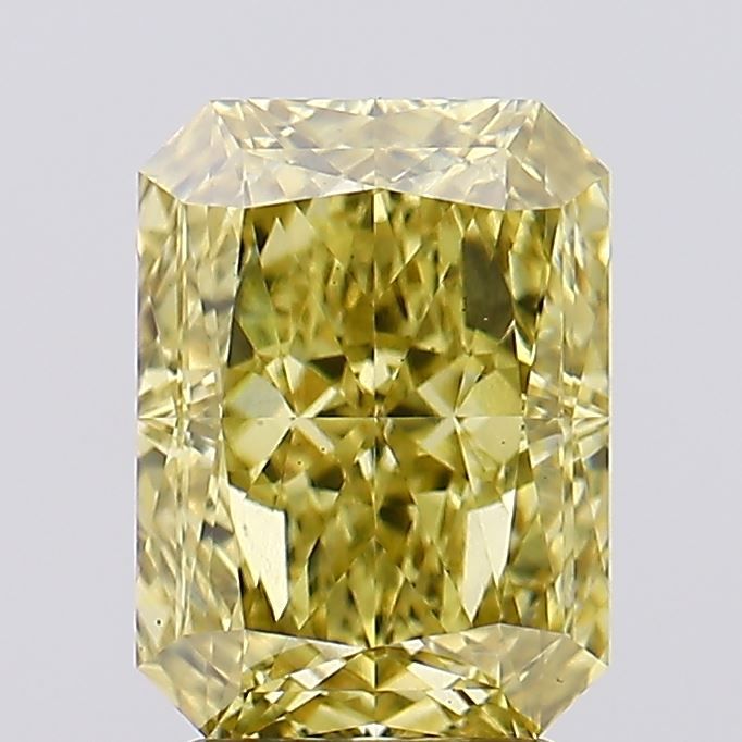 3.41 Carat Radiant Cut Fancy Yellow