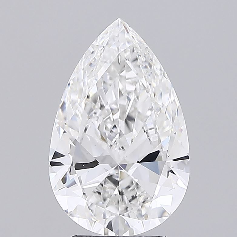 4.00 Carat E-VS1 Pear Lab Diamond