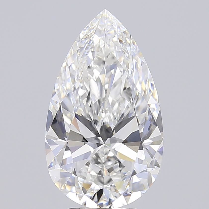 5.05 Carat E-VVS2 Pear Lab Diamond
