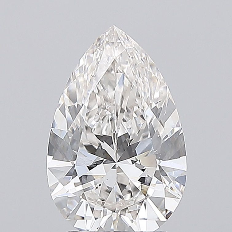 3.04 Carat G-VS2 Pear Lab Diamond