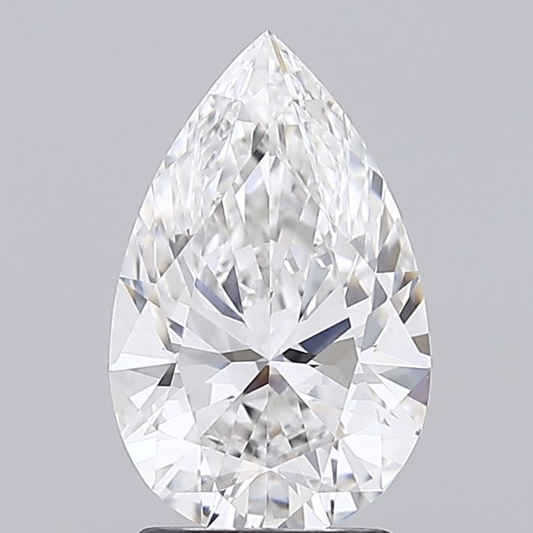 2.06 Carat F-VVS2 Pear Lab Diamond