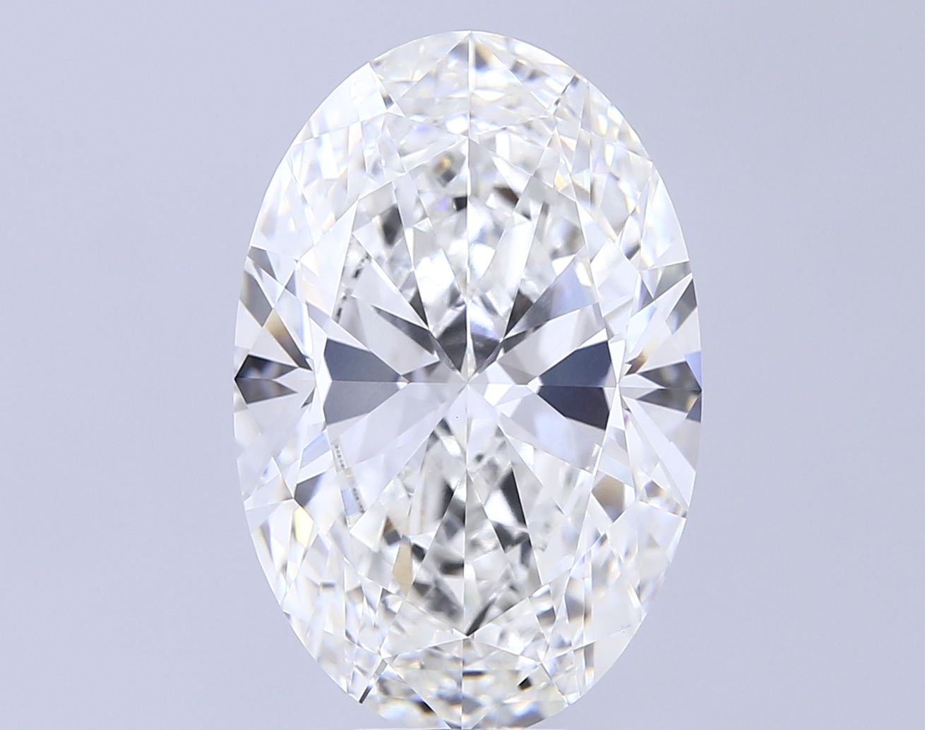 10.08 Carat F-VVS2 Oval Lab Diamond